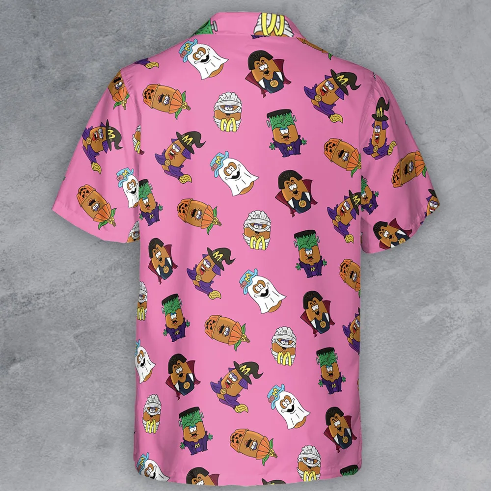 Halloween McNugget Buddies Button Down Shirt - 3