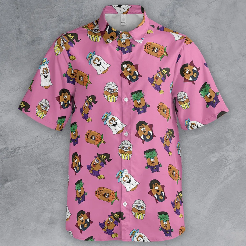Halloween McNugget Buddies Button Down Shirt - 2