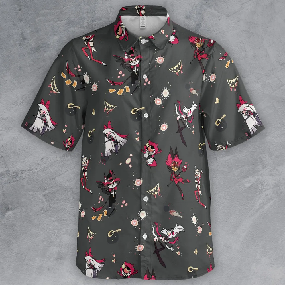 Helluva Hazbin Button Down Shirt - 2