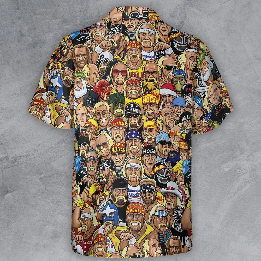 Classic Wrestlers Button Down Shirt - 3