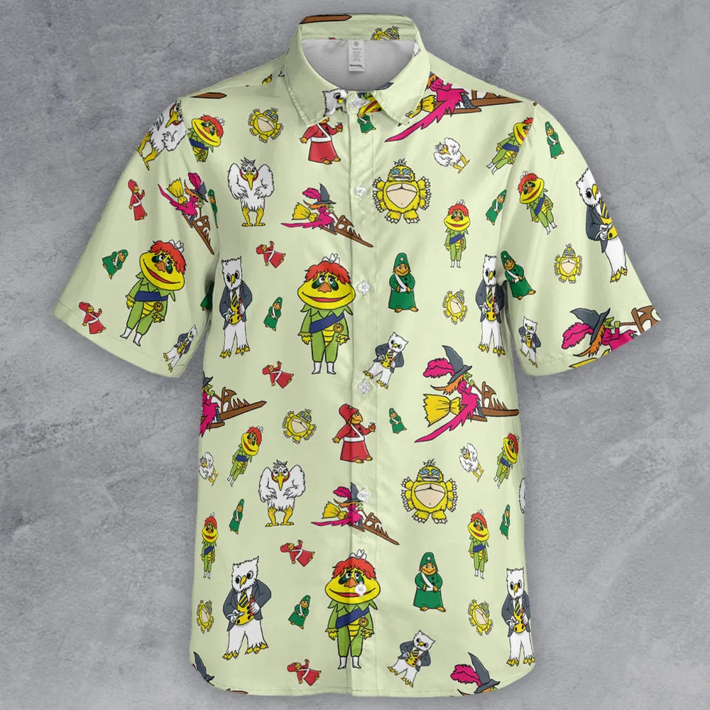 H.R. Pufnstuf Characters Sid and Marty Button Down Shirt - 2