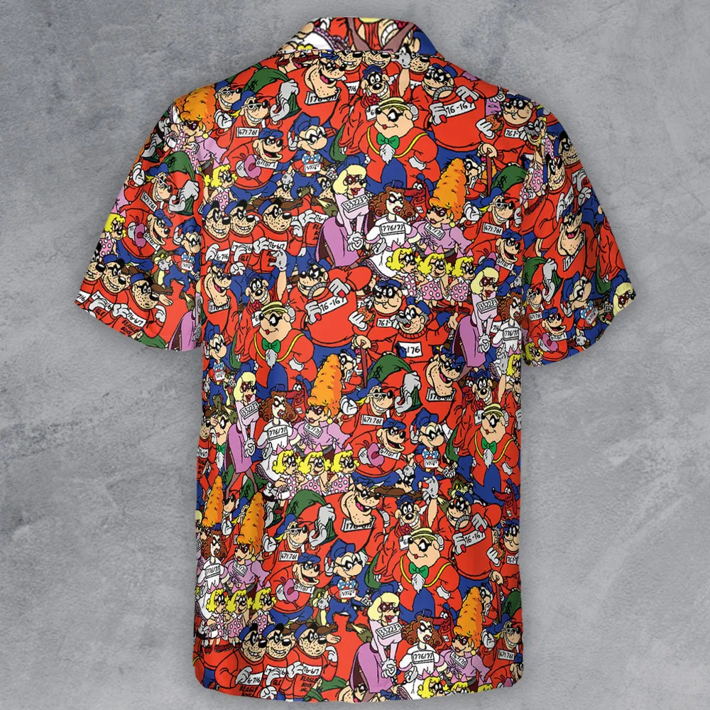 Beagle Boys Patterns Button Down Shirt - 3