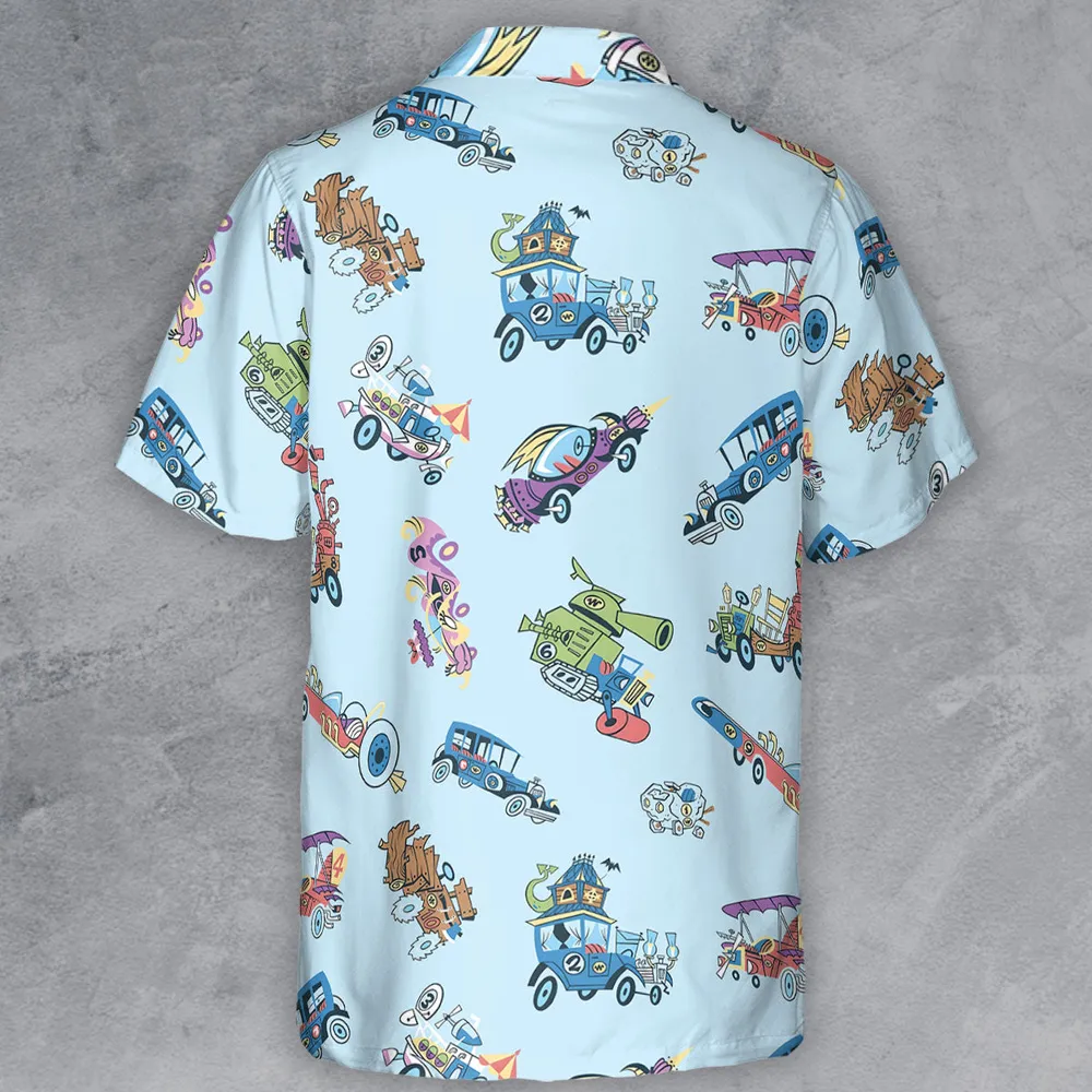 W is for Wacky Races Button Down Shirt - 3