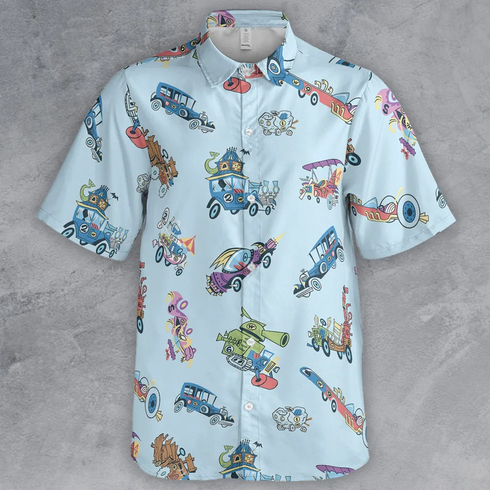 W is for Wacky Races Button Down Shirt - 2