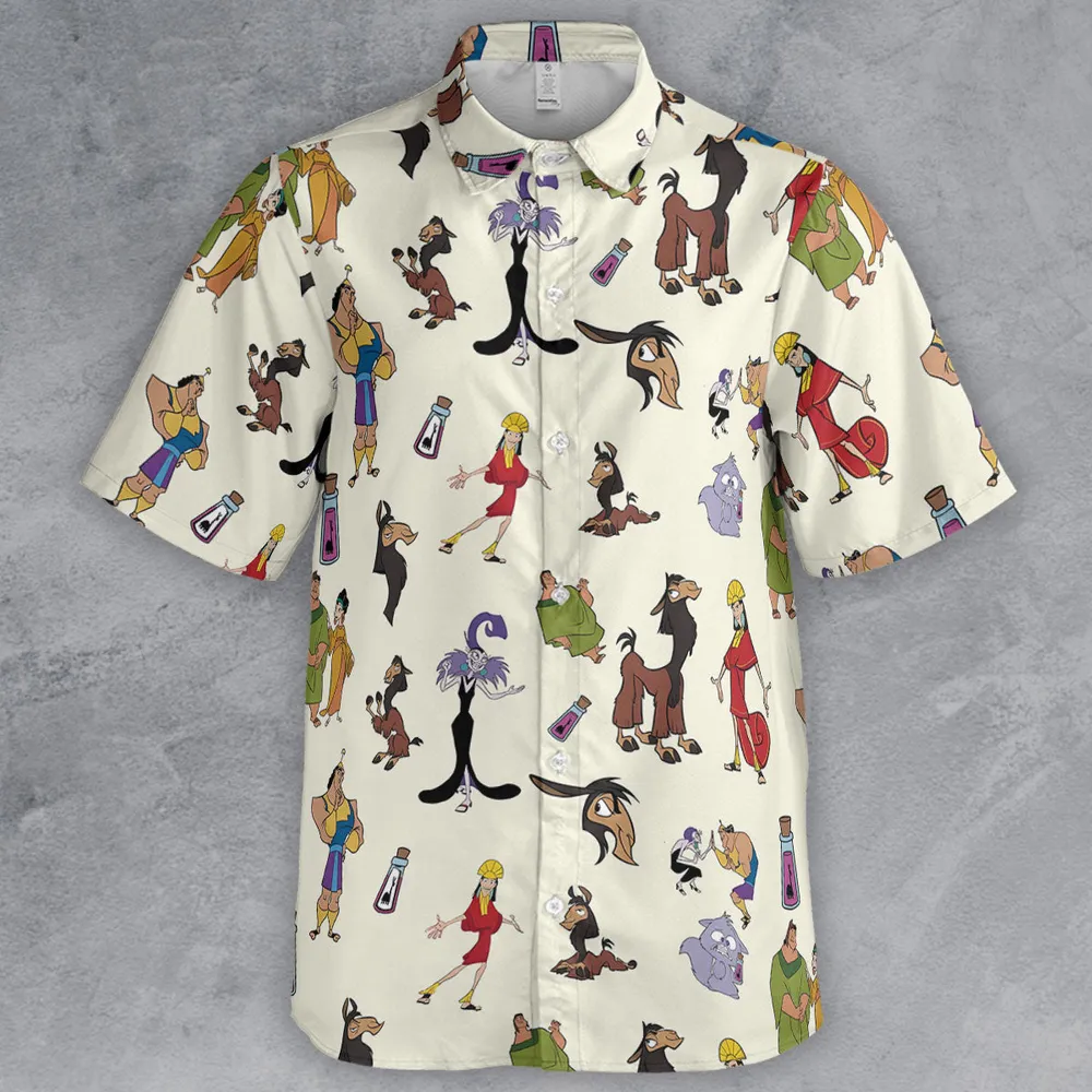 Kuzco and Friends The Emperor's New Groove Button Down Shirt - 2