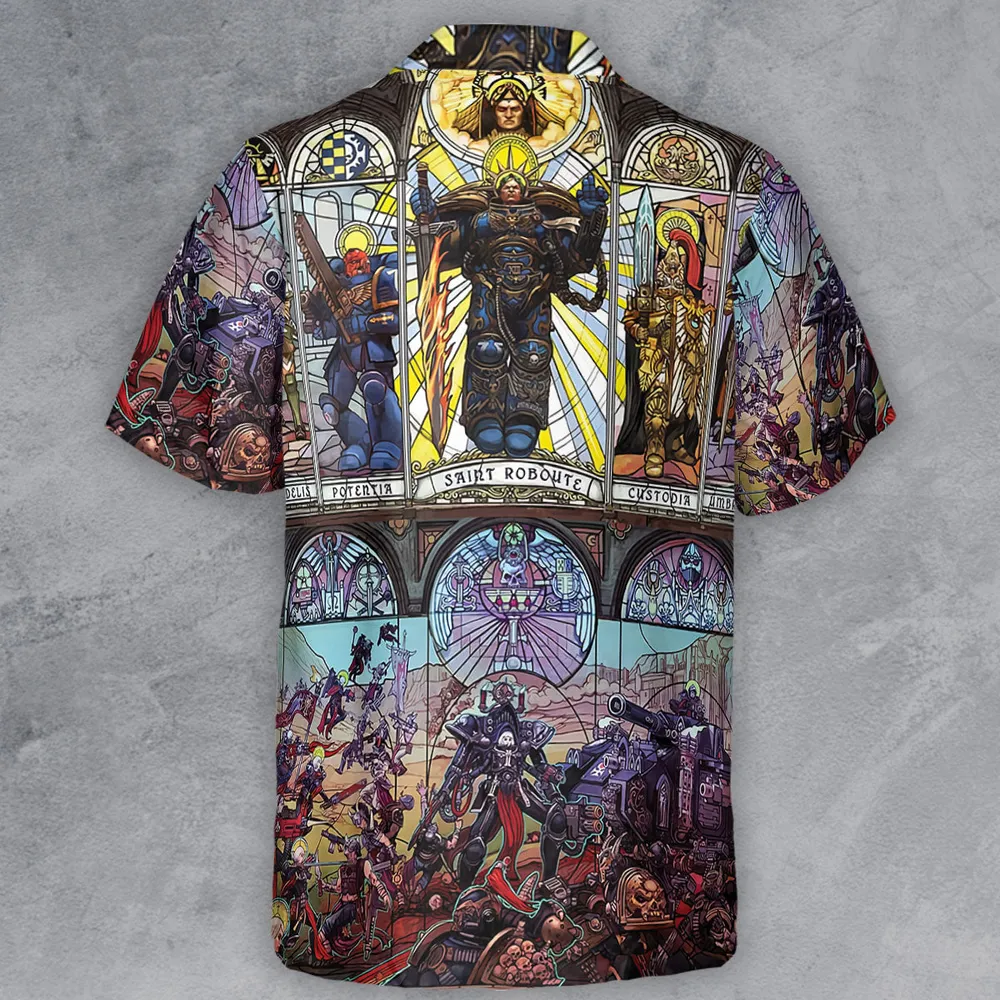 WH40K Library Button Down Shirt - 3