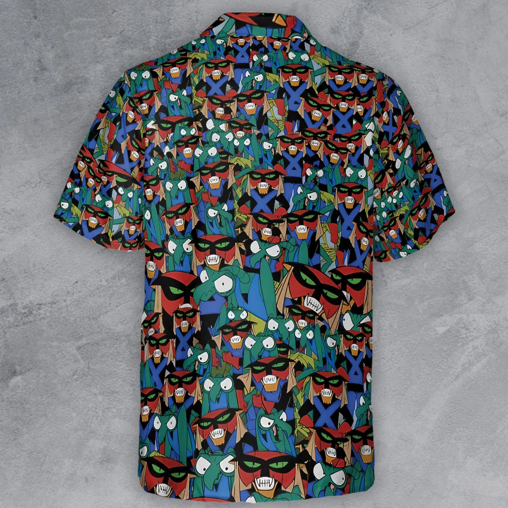 Brak and Zorak Space Ghost Coast to Coast Button Down Shirt - 3