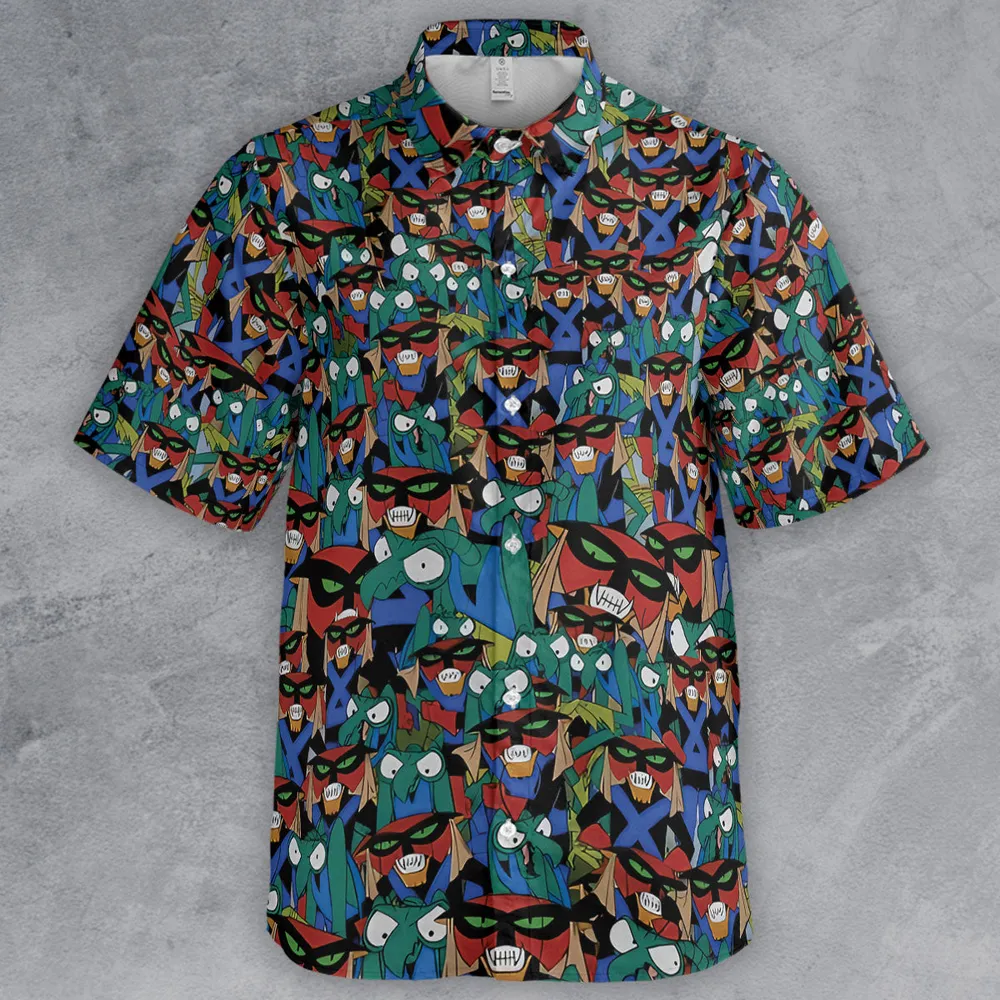 Brak and Zorak Space Ghost Coast to Coast Button Down Shirt - 2