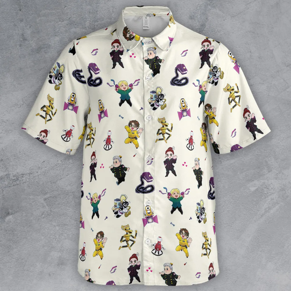 Mst3k Chibi Characters Button Down Shirt - 2