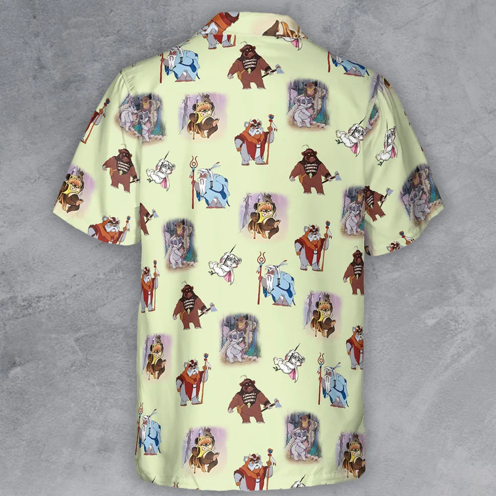Ewoks Characters Star Wars Button Down Shirt - 3