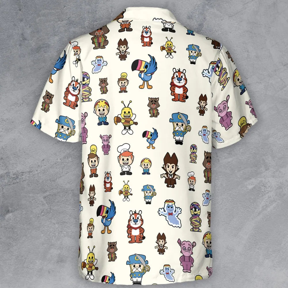 Breakfast Club Cereal Mascot Button Down Shirt - 3