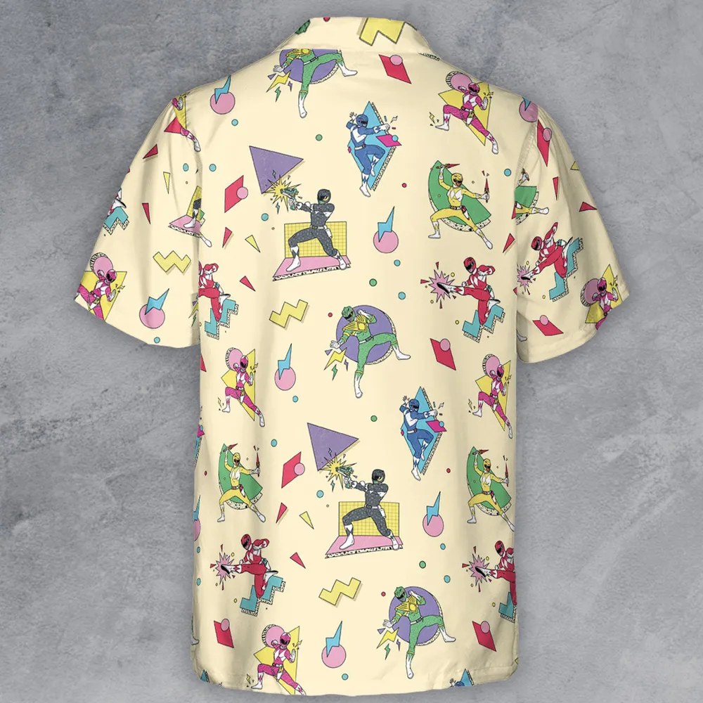 Morphin Team Power Rangers Button Down Shirt - 3