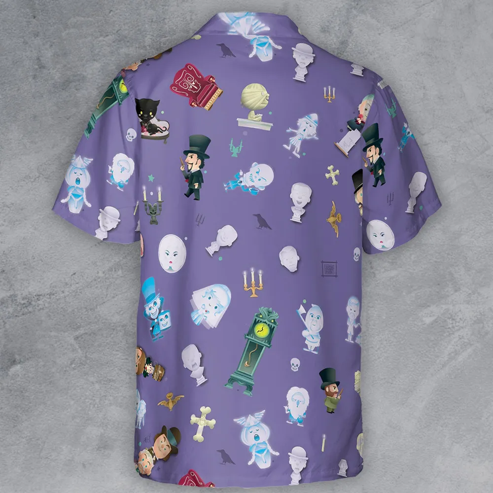 Ghoul Chic Haunted Mansion Button Down Shirt - 3