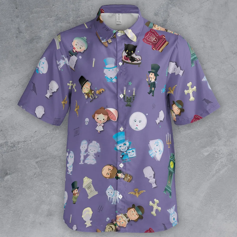 Ghoul Chic Haunted Mansion Button Down Shirt - 2