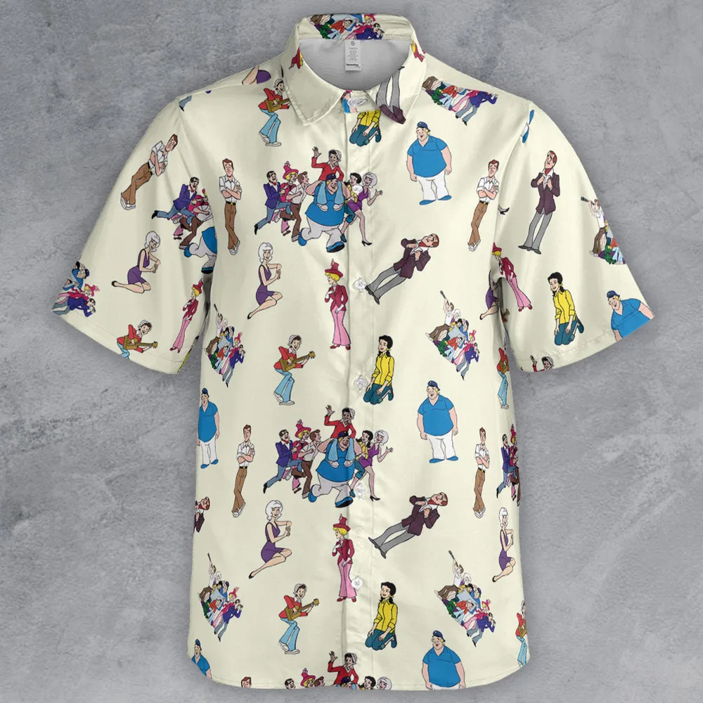 The New Adventures of Gilligan Pattern Button Down Shirt - 2