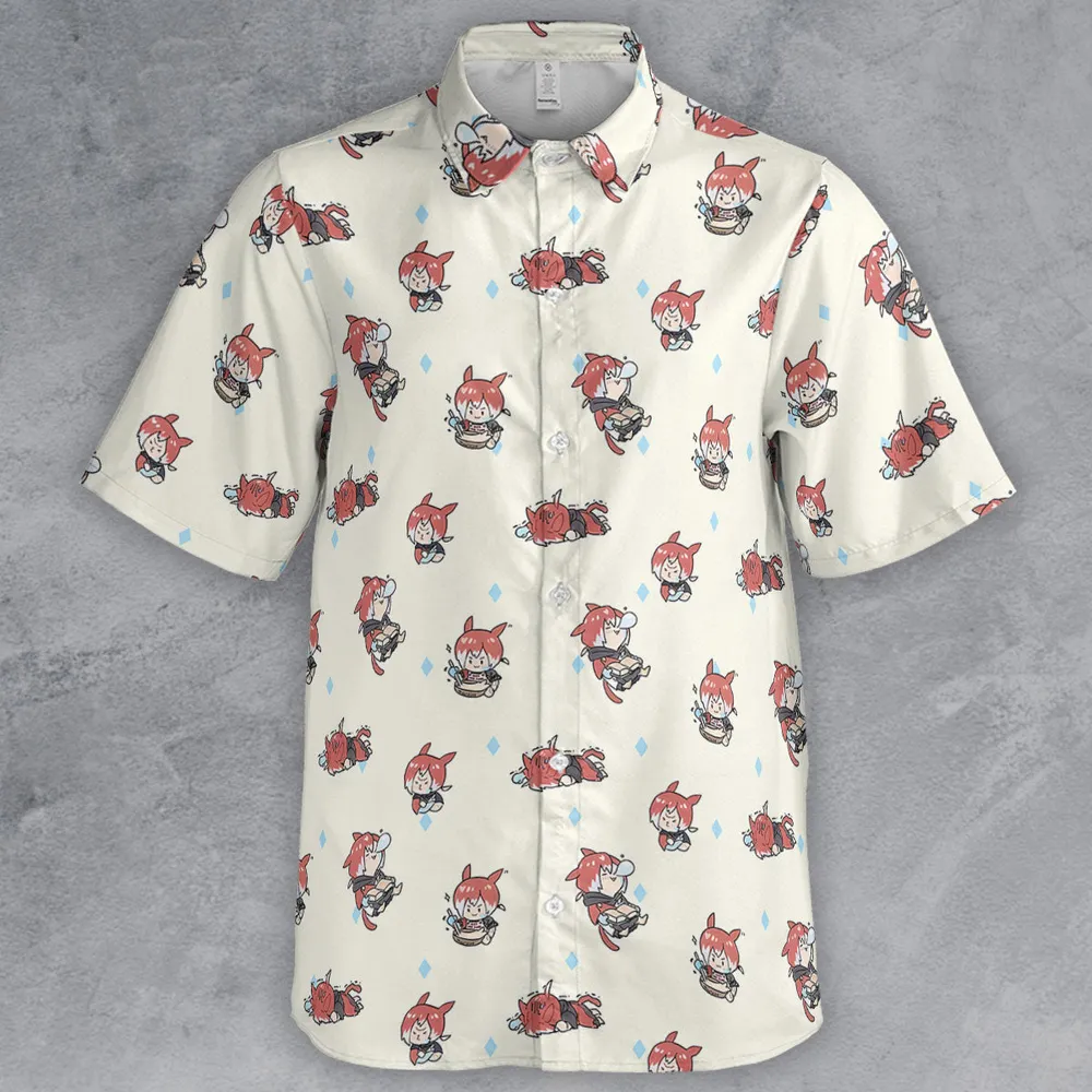 Crystal Exarch Final Fantasy Button Down Shirt - 2