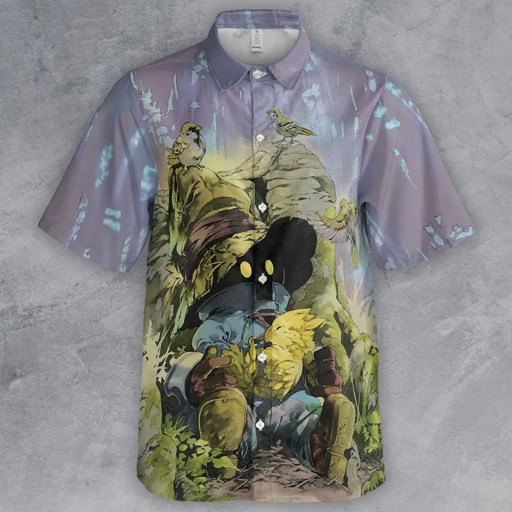Vivi Rain Final Fantasy Button Down Shirt - 2