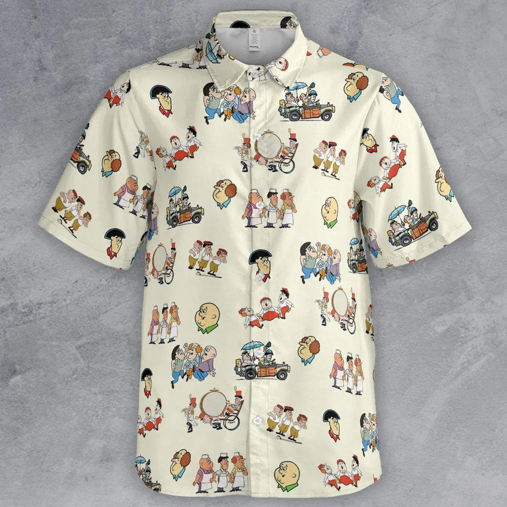 Three Stooges Cartoon 1965 Button Down Shirt - 2