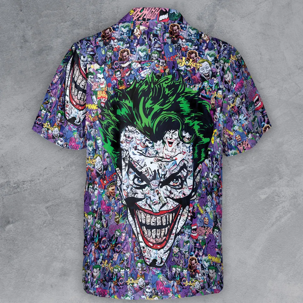 Joker The Most Favourite Characters Pattern Button Down Shirt - 3