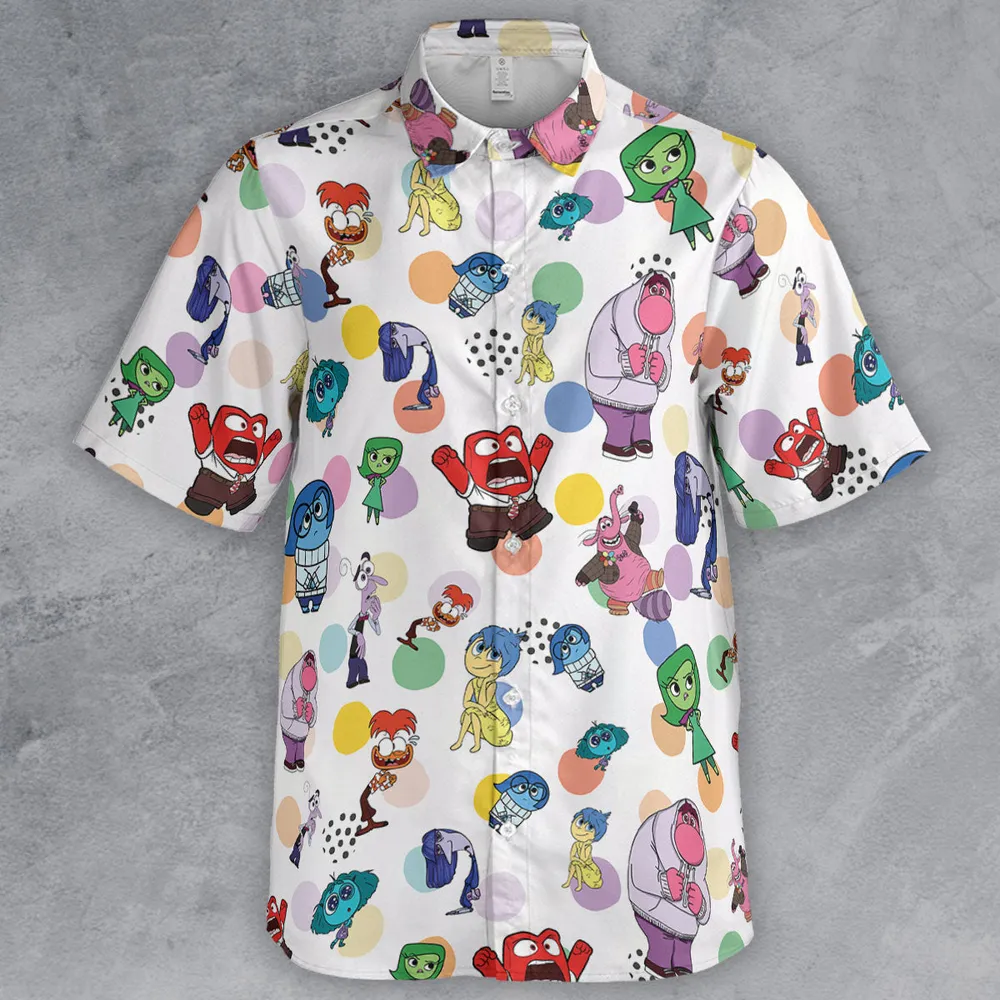 Emotion Characters Inside Out Button Down Shirt - 2