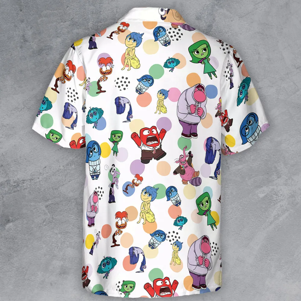 Emotion Characters Inside Out Button Down Shirt - 3