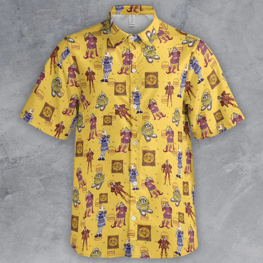 Vintage Burger King Commercial 1980 Button Down Shirt - 2