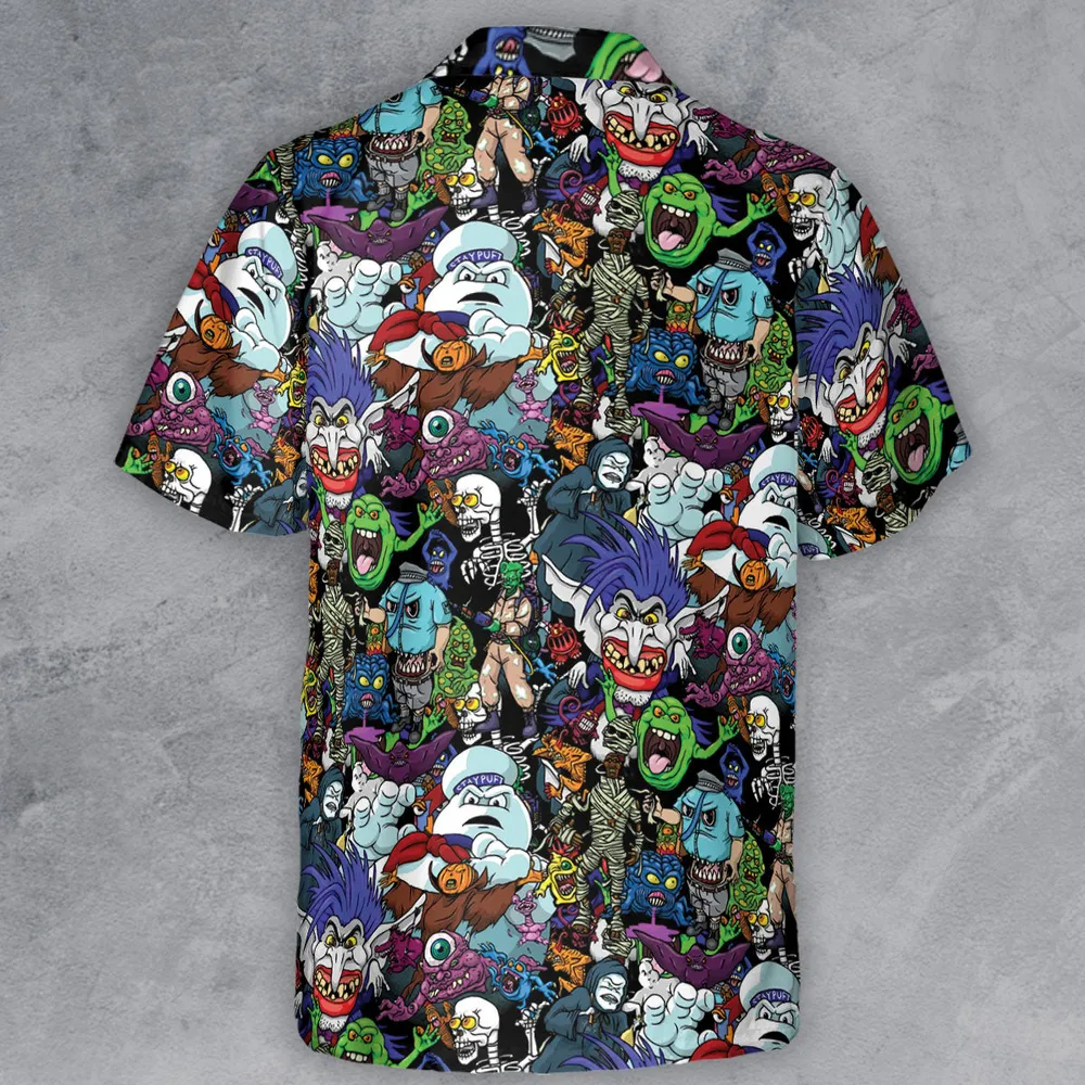 I Ain't Afraid Of No Ghosts Button Down Shirt - 3