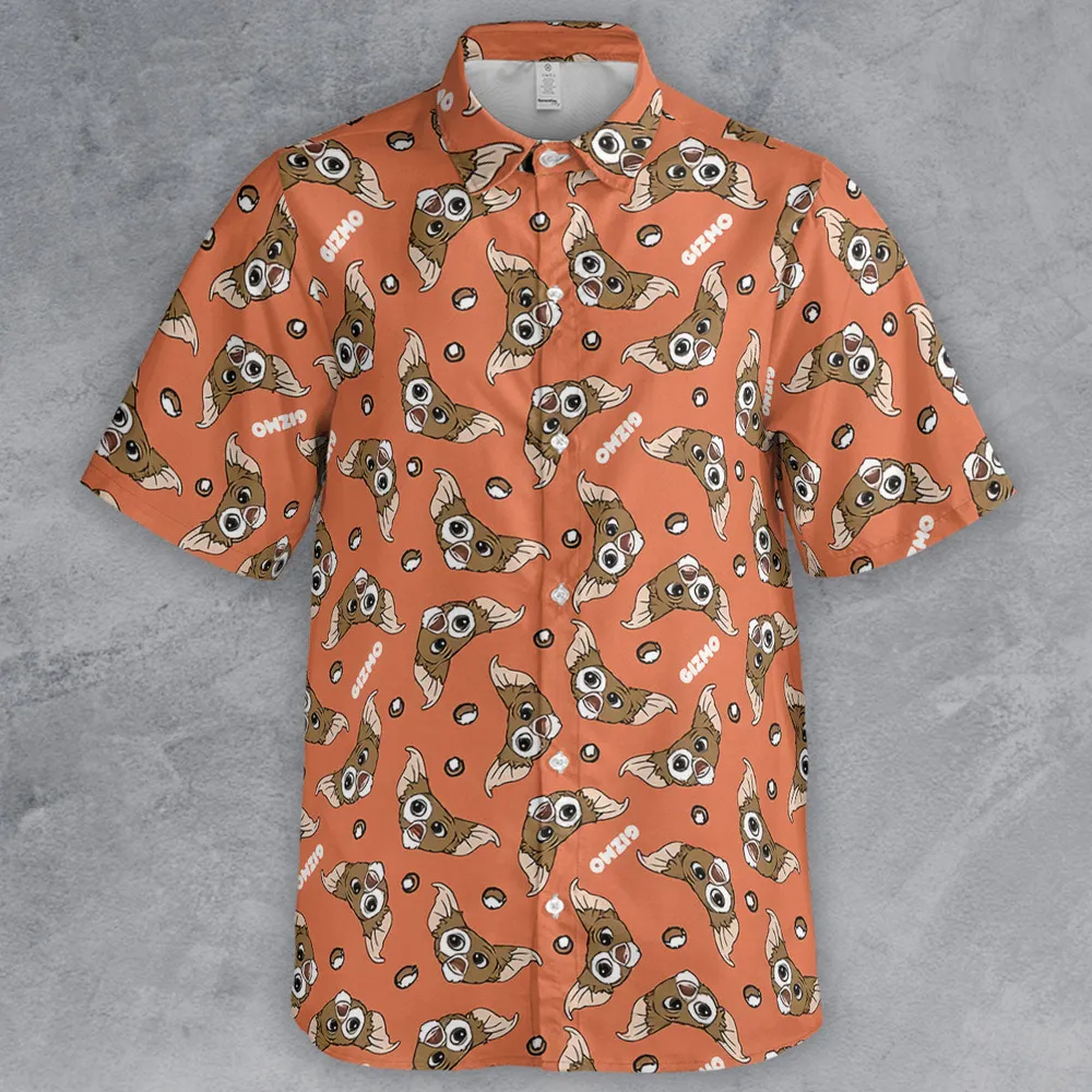 Gremlins Gizmo Head Toss Button Down Shirt - 2