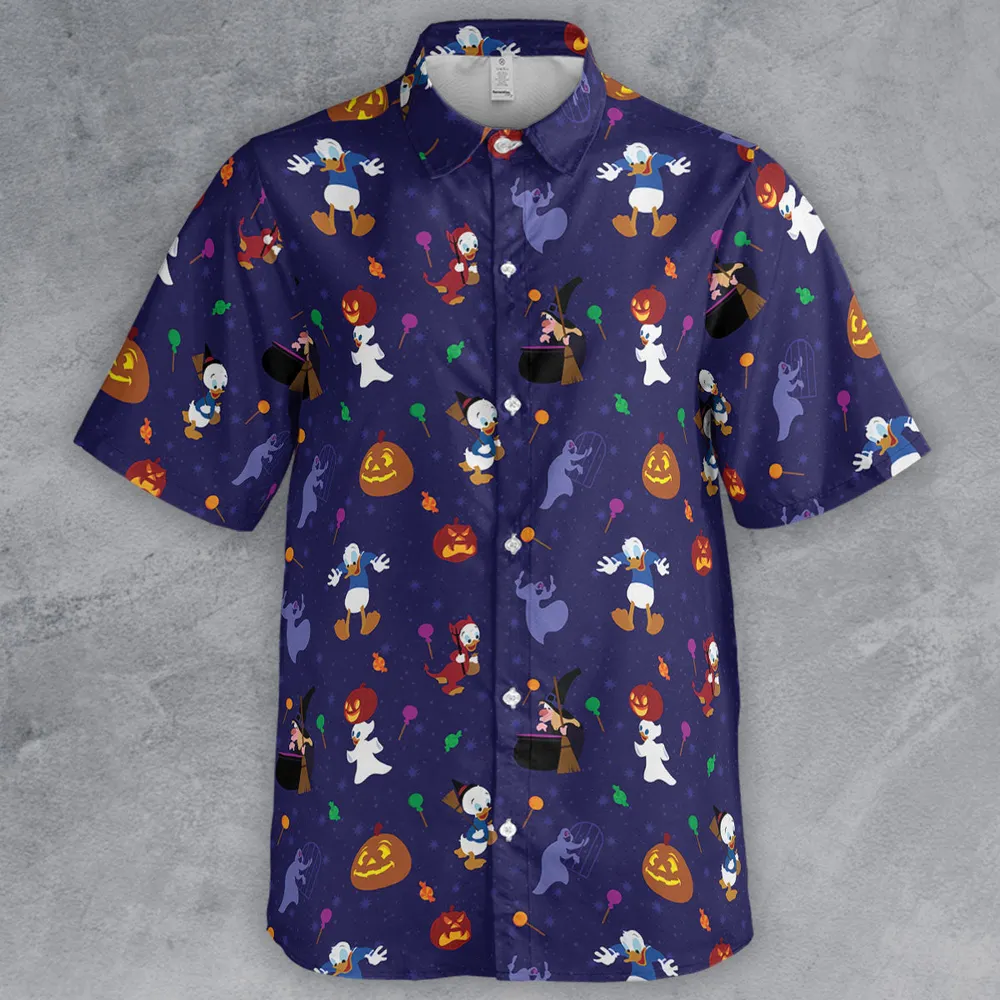Spooky Month Halloween Button Down Shirt - 2