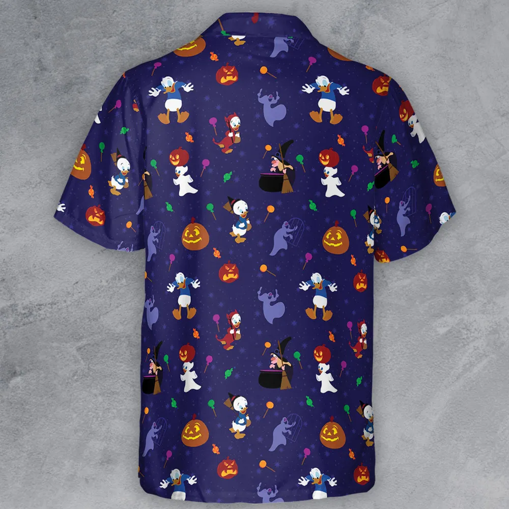 Spooky Month Halloween Button Down Shirt - 3
