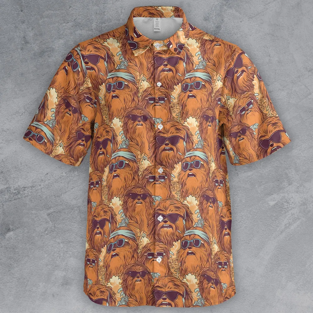 Retro Chewy Summer Vibes Button Down Shirt - 2