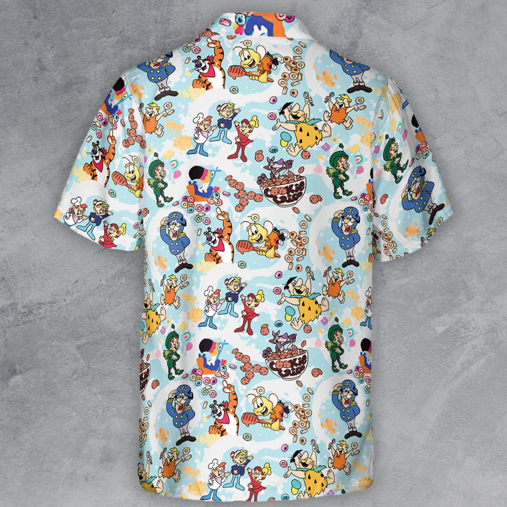 Cereal Favs Large Scale Button Down Shirt - 3