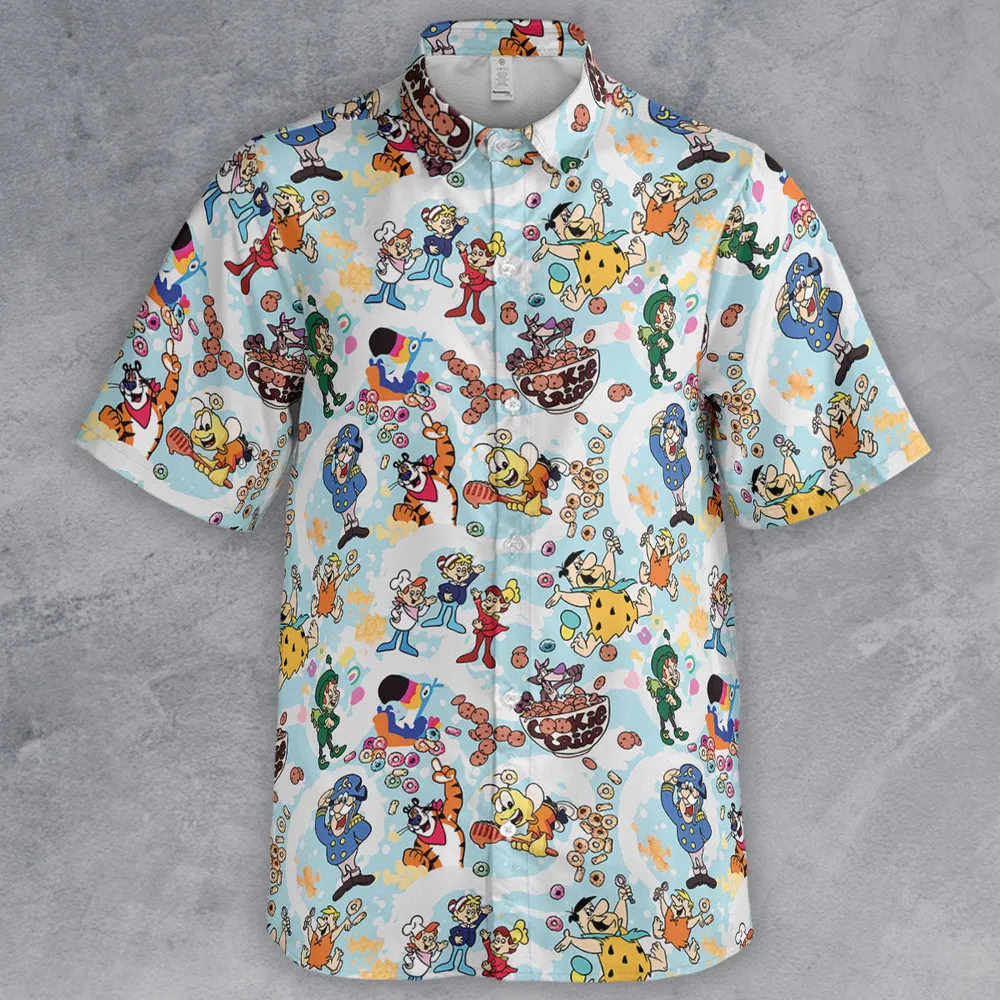 Cereal Favs Large Scale Button Down Shirt - 2