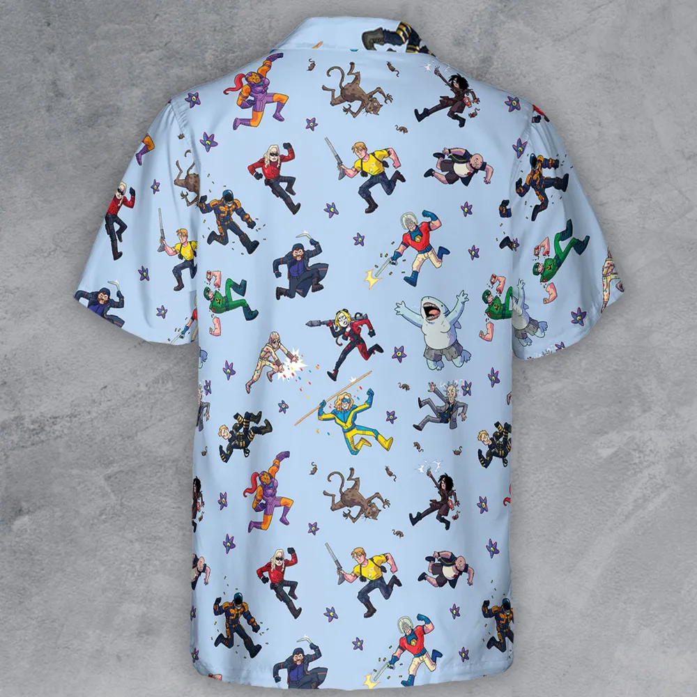 The Suicide Squad Pattern Button Down Shirt - 3