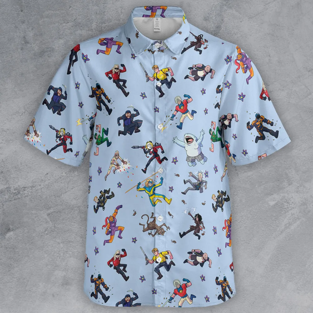 The Suicide Squad Pattern Button Down Shirt - 2