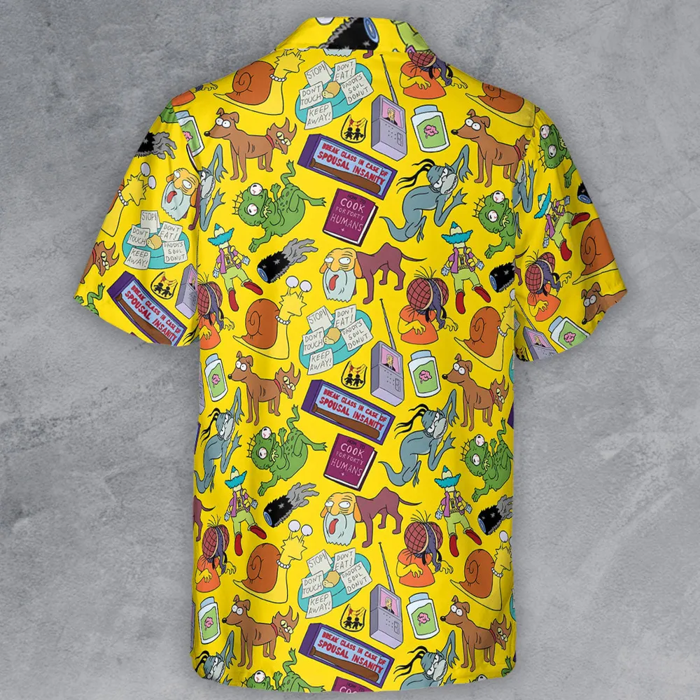 Treehouse of Horror The Simpson Button Down Shirt - 3