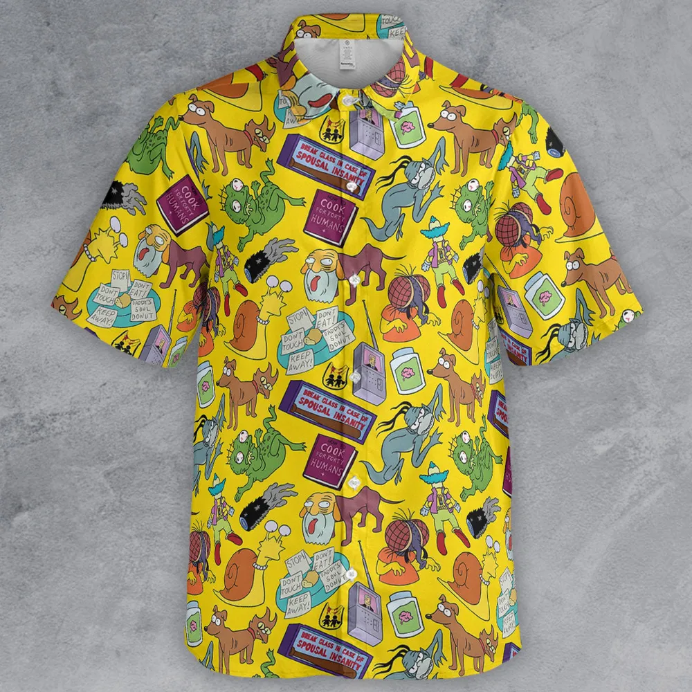 Treehouse of Horror The Simpson Button Down Shirt - 2