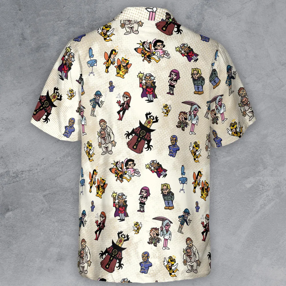 V Is For Venture The Venture Bros Villains Button Down Shirt - 3