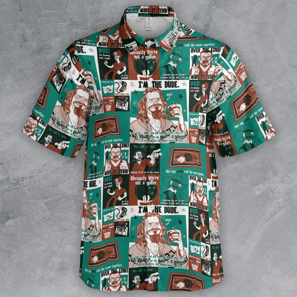 I'm The Dude The Big Lebowski Button Down Shirt - 2