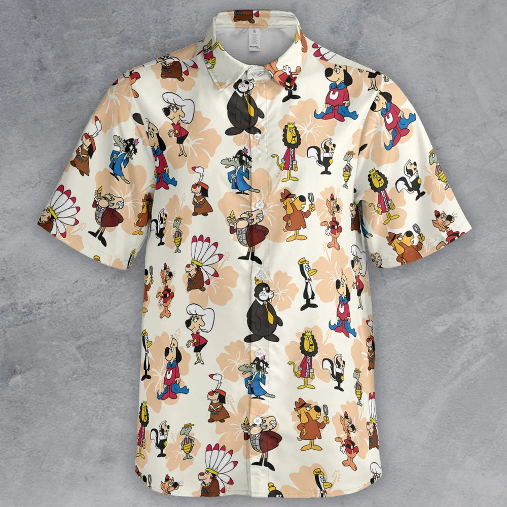 Nostalgia Underdog Characters Button Down Shirt - 2