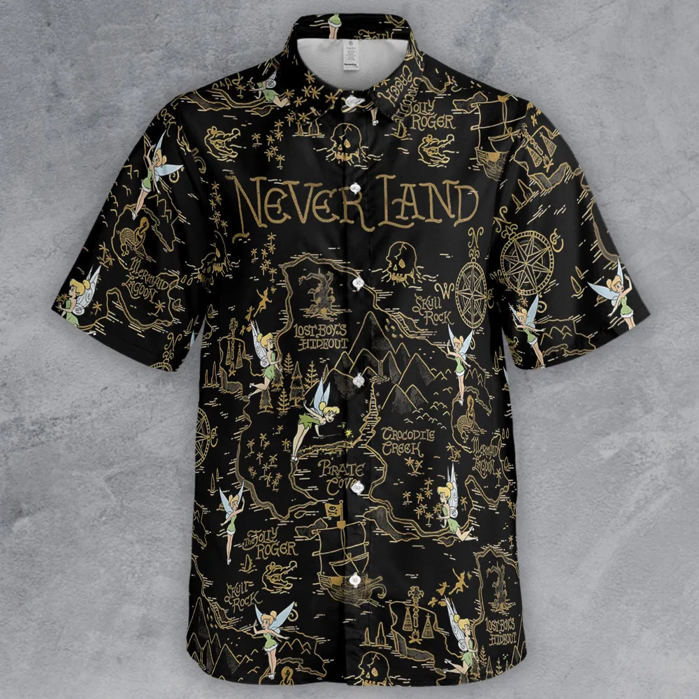 Finding Neverland Tinker Bell Button Down Shirt - 2
