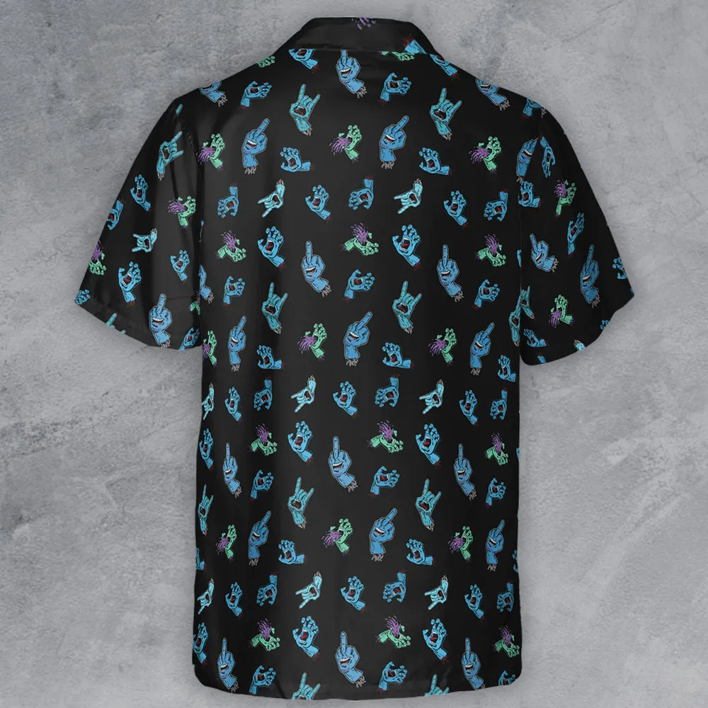 Santa Cruz Screaming Hand Button Down Shirt - 3