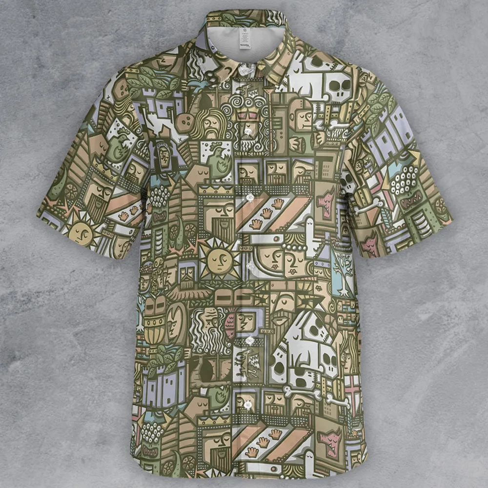 The Whole Grail Monty Python Button Down Shirt - 2