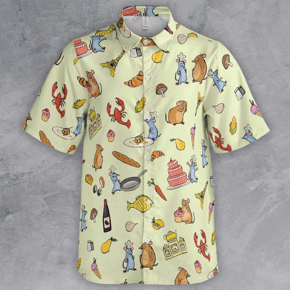 Chef Life Ratatouille Button Down Shirt - 2