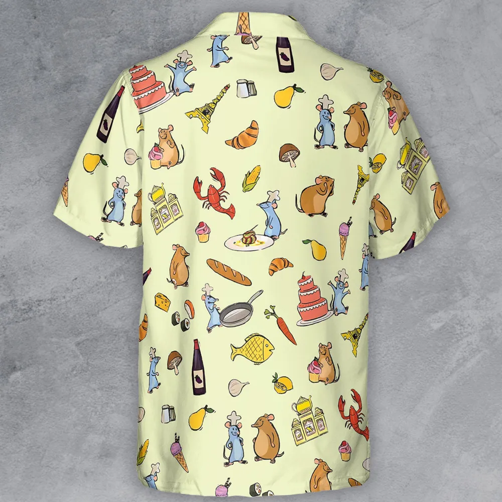 Chef Life Ratatouille Button Down Shirt - 3