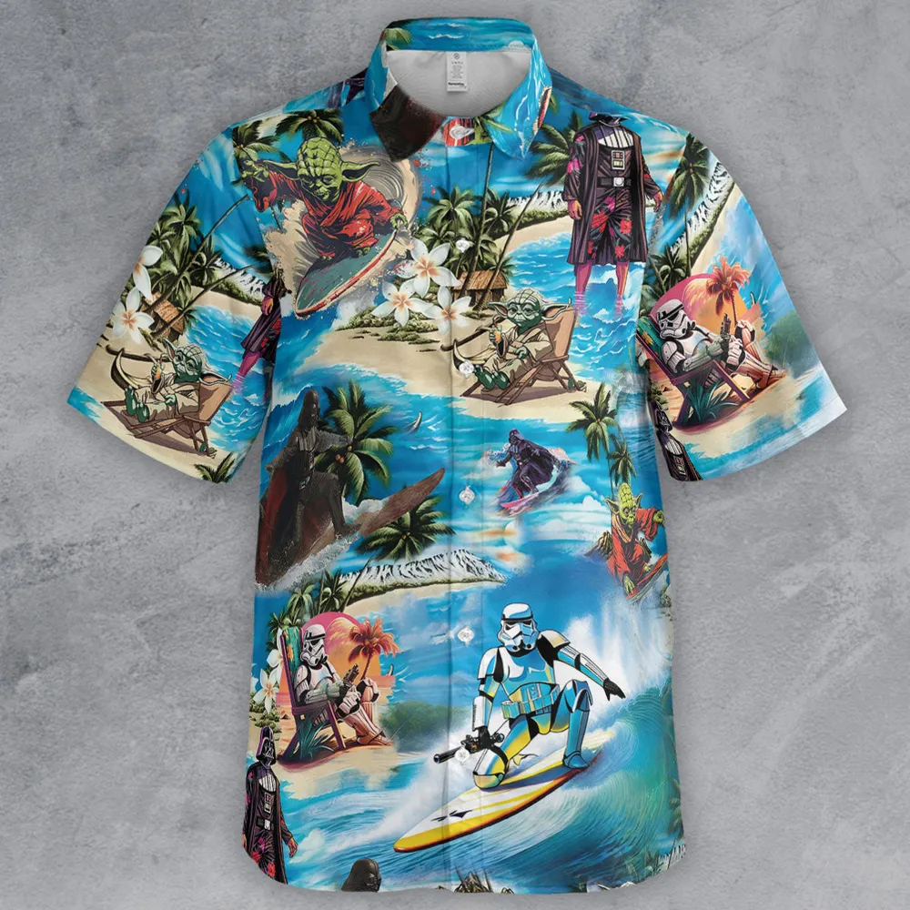 Star Wars Summer Vibes Button Down Shirt - 2