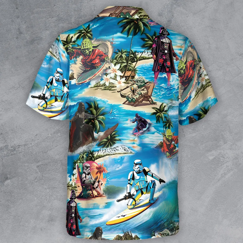 Star Wars Summer Vibes Button Down Shirt - 3