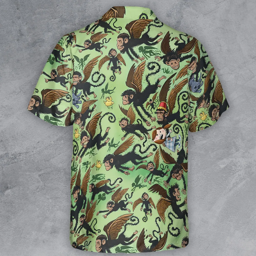 Flying Monkeys The Wizard Of Oz Button Down Shirt - 3