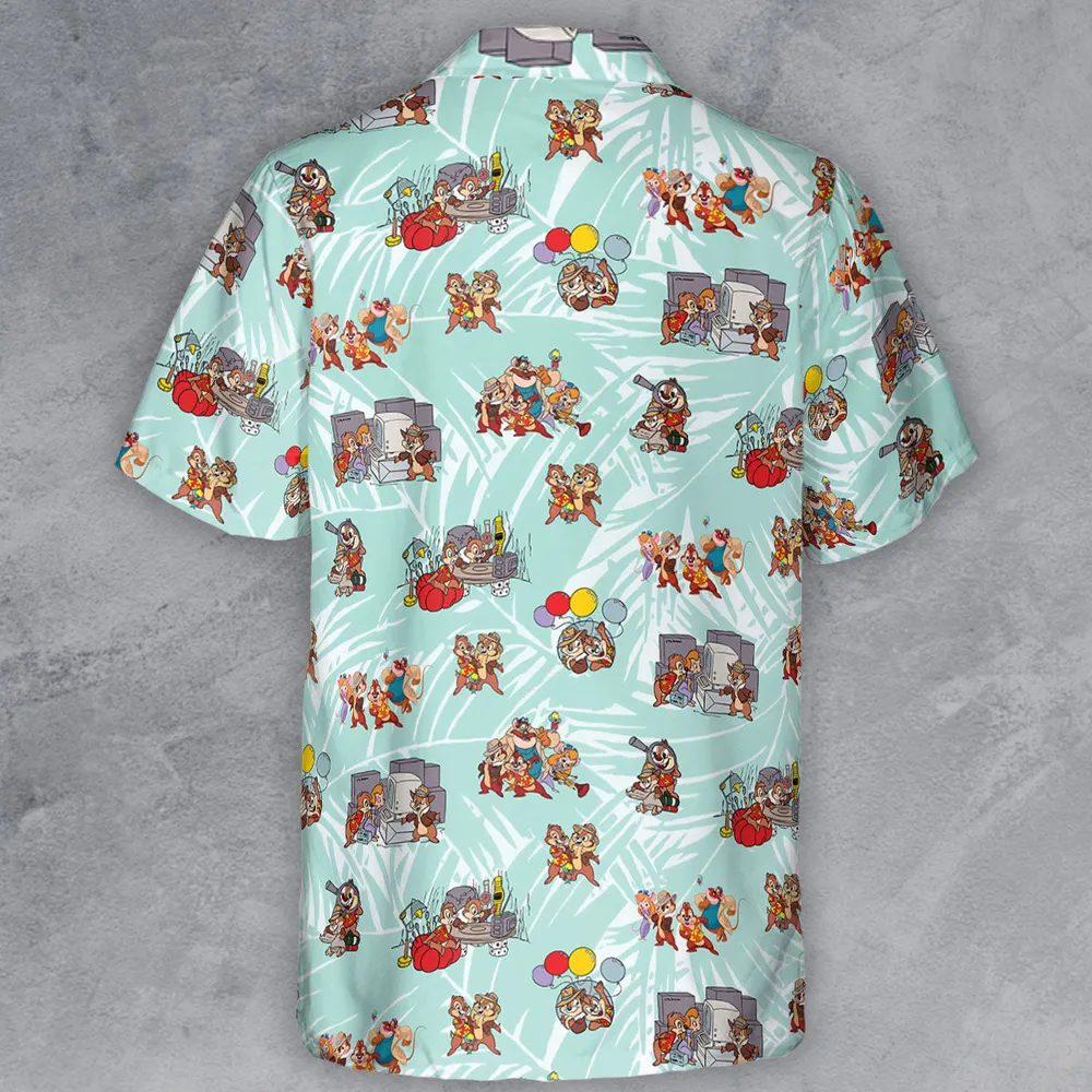 Rescue Team Chip 'n Dale Rescue Rangers Button Down Shirt - 3