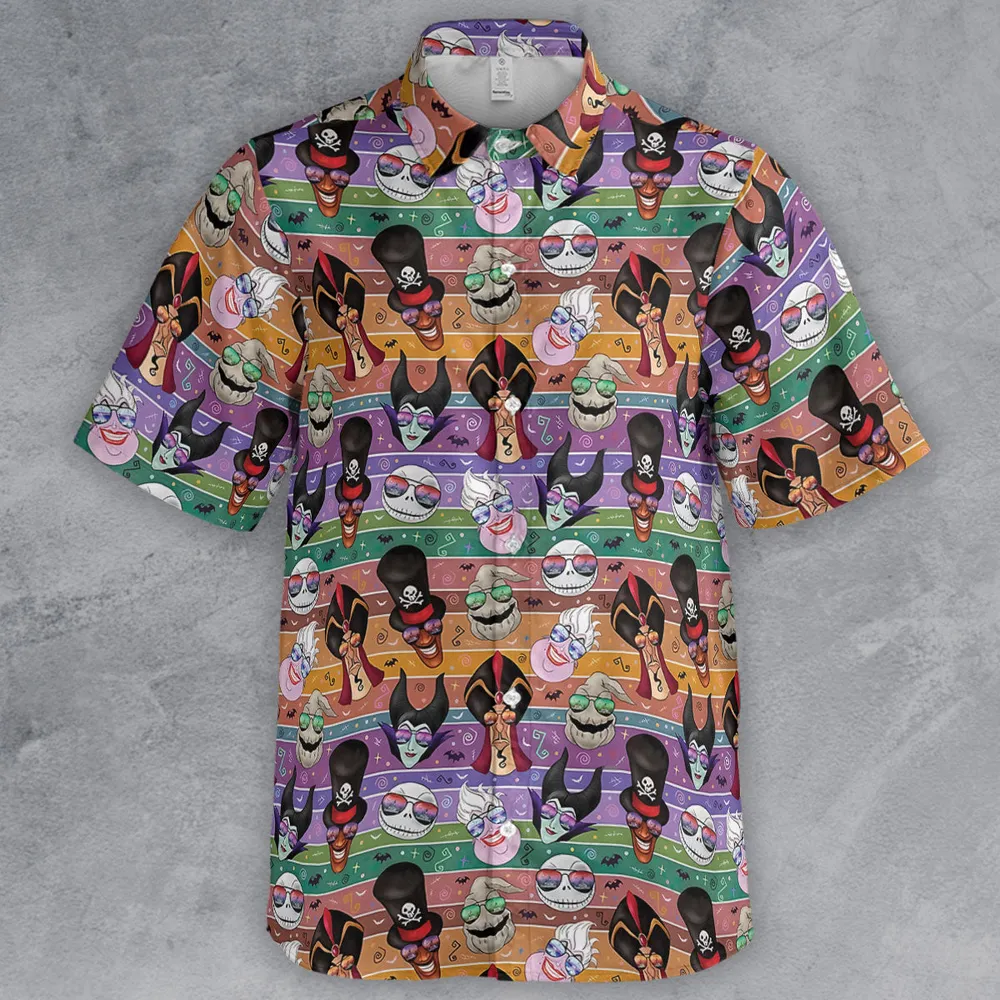 Chillin' like a Villain Summer Vibes Button Down Shirt - 2